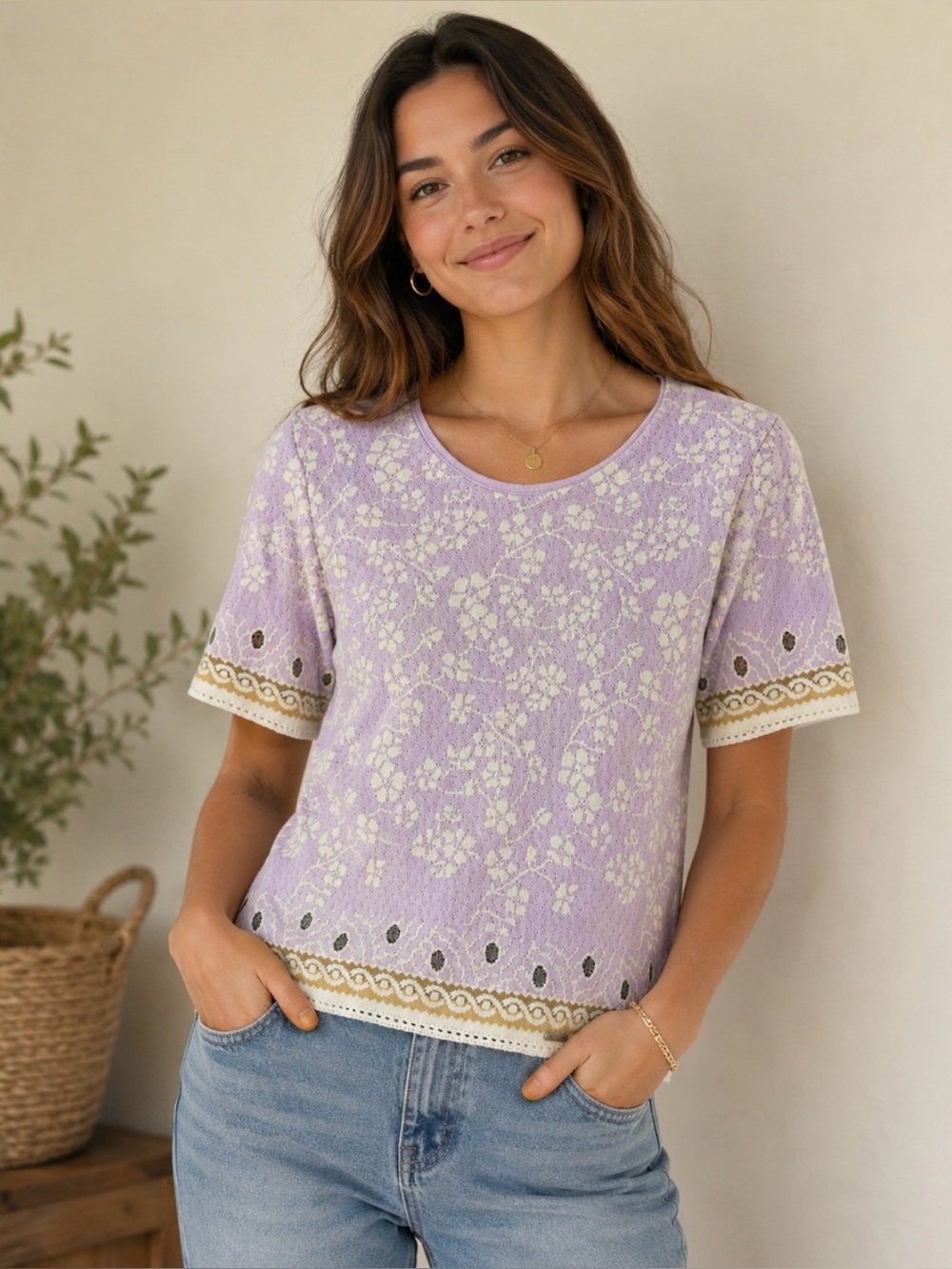Vintage Geiger short sleeve sweater